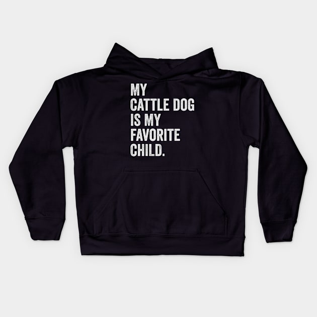 cattle dog Kids Hoodie by Pharmacy Tech Gifts